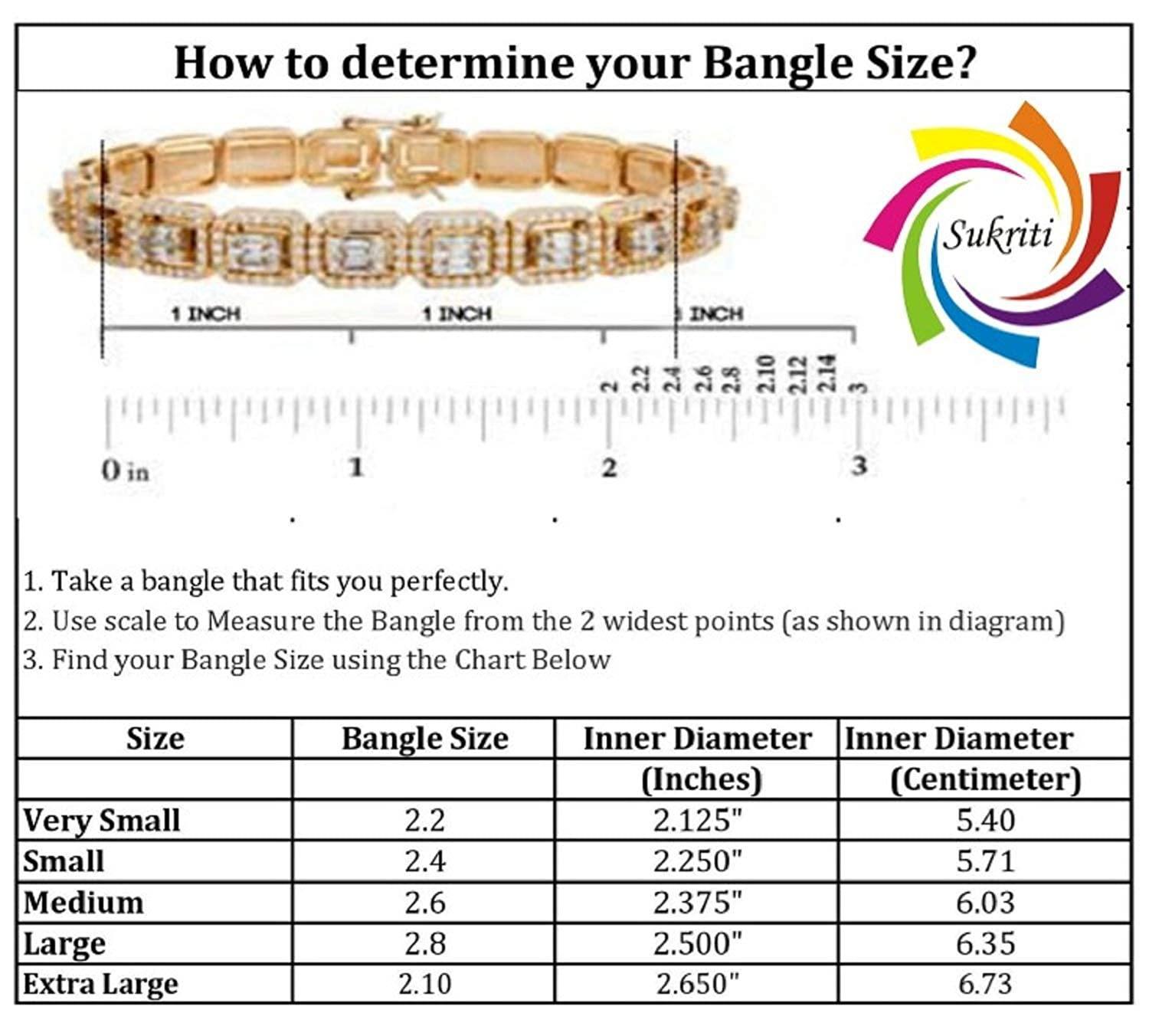 Sukriti Indian Ethnic Gold tone Ghungroo Gold Bangles Bollywood Jewelry for Women & Girls - set of 2