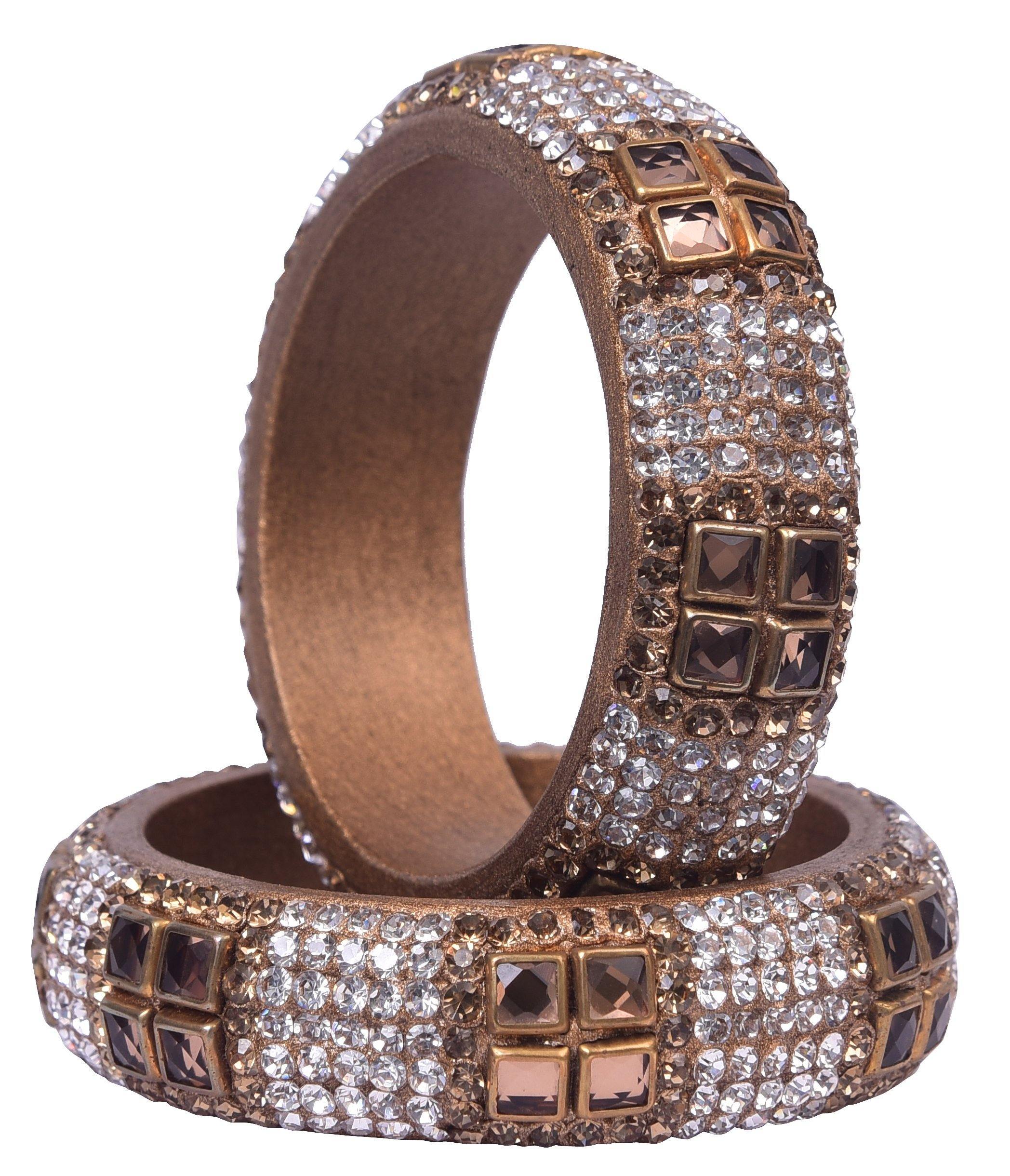 Sukriti Party wear Gold Lac Bangles - Set of 2