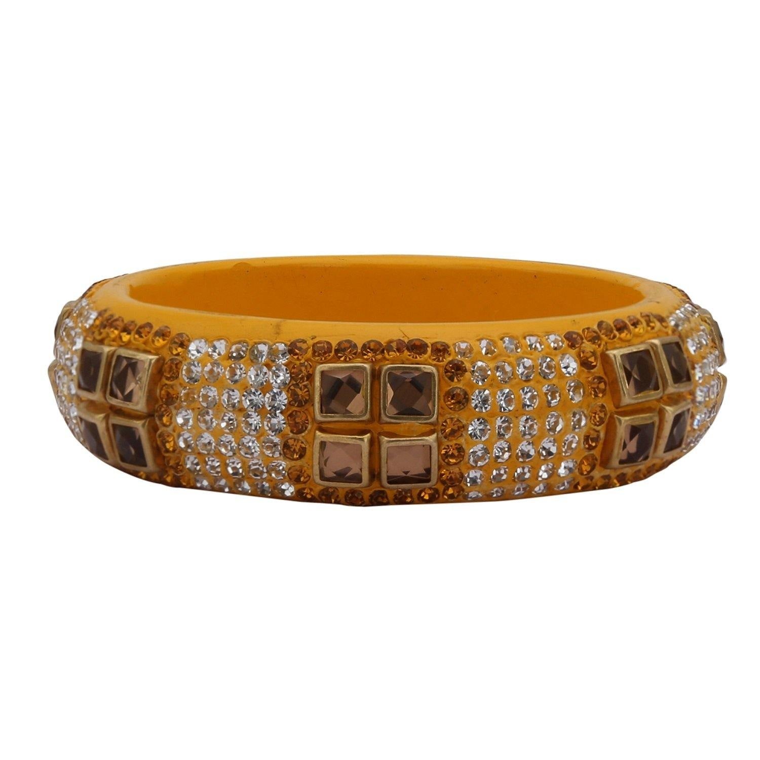 Sukriti Party wear Yellow Lac Bangles - Set of 2
