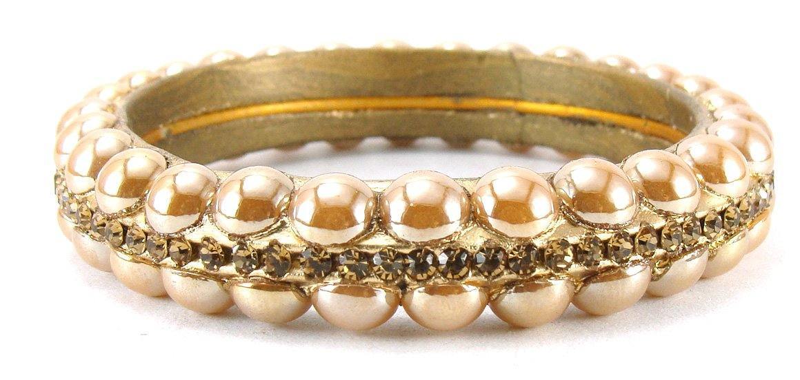 Sukriti Rajasthani Bridal Red Golden Lac Chura Bangles for Women - Set of 20