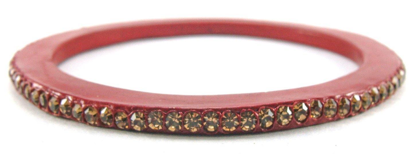 Sukriti Rajasthani Ethnic Red Lac Bangles for Women- Set of 8