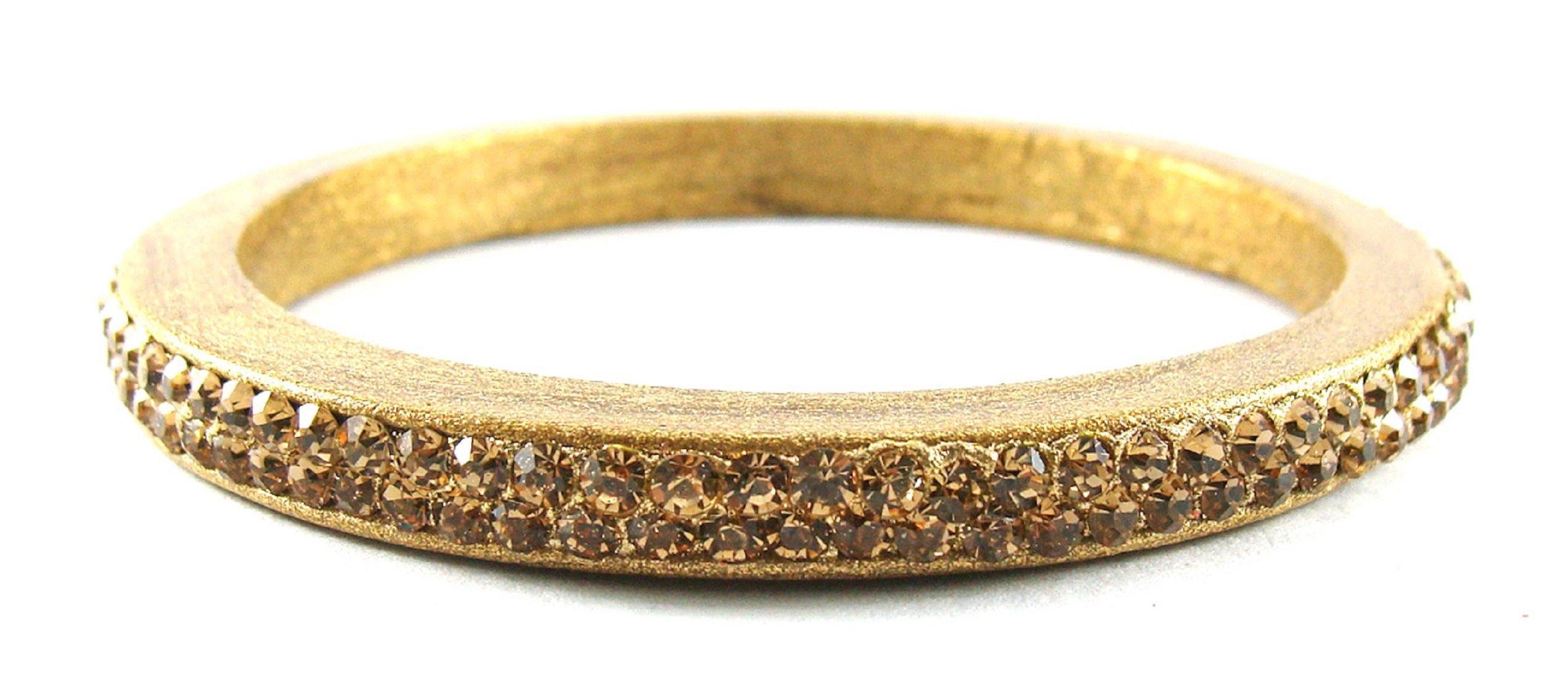 Sukriti Rajasthani Golden Lac Bangles for Women - Set of 4