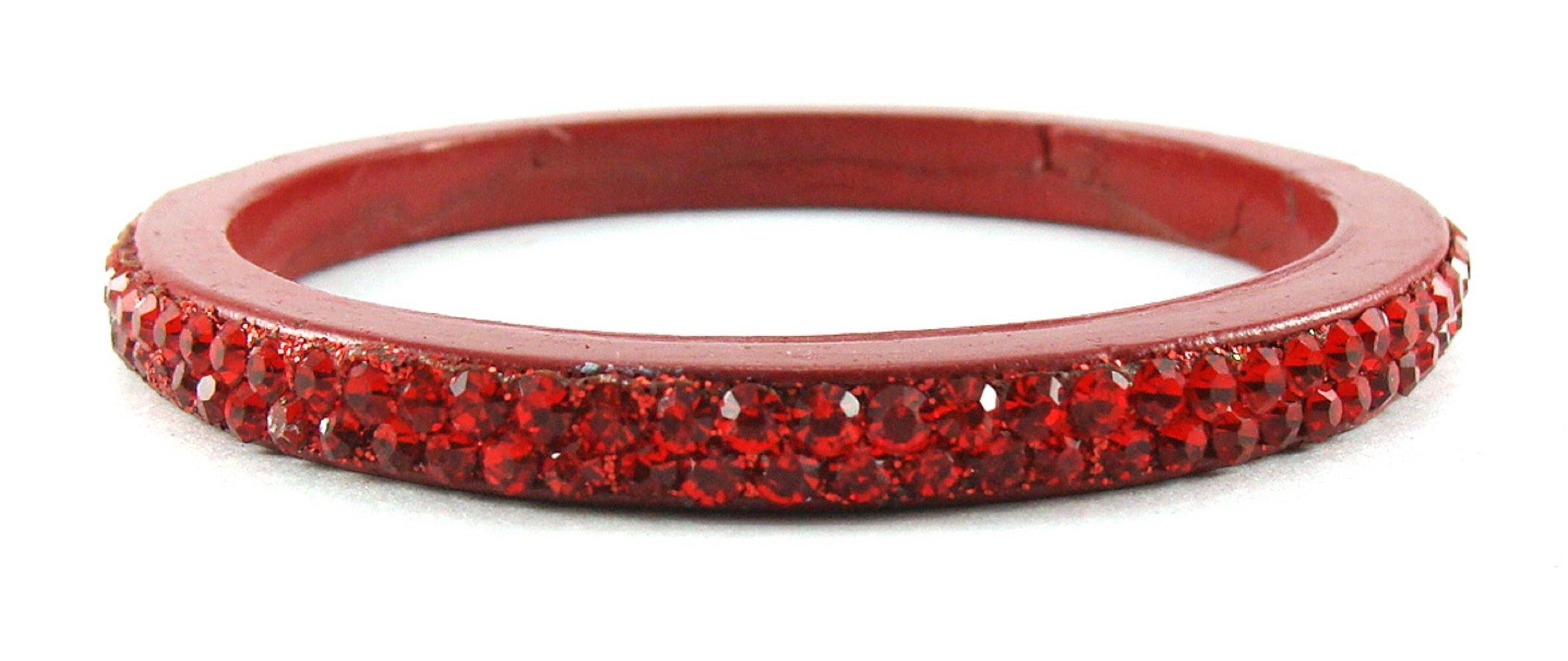 Sukriti Rajasthani Red Lac Bangles for Women - Set of 4