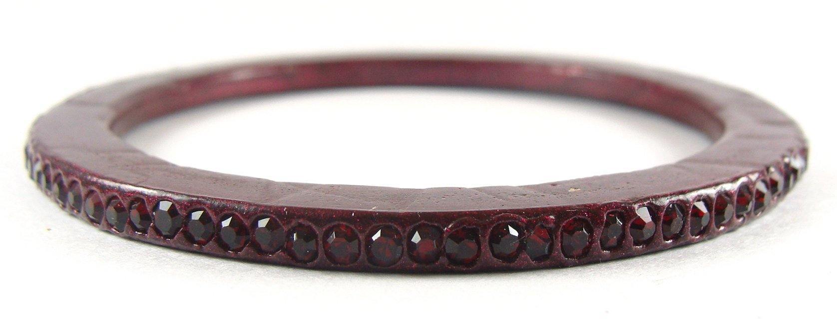 Sukriti Rajasthani Traditional Maroon Lac Bangles for Women - Set of 8