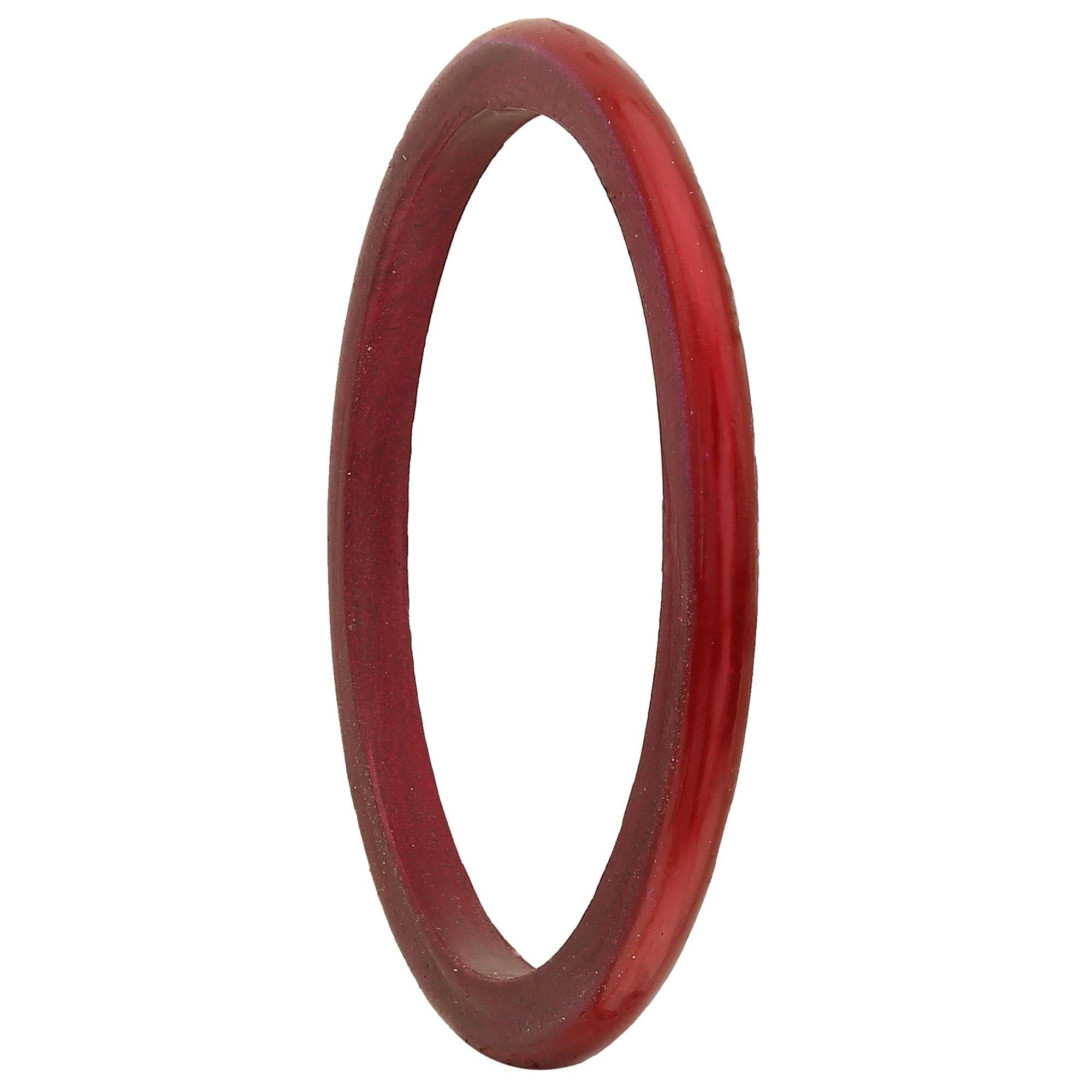 Sukriti Rajasthani Wedding Silk Thread Lac Chuda Maroon Bangles Bridal Jewelry for Women - Set of 20