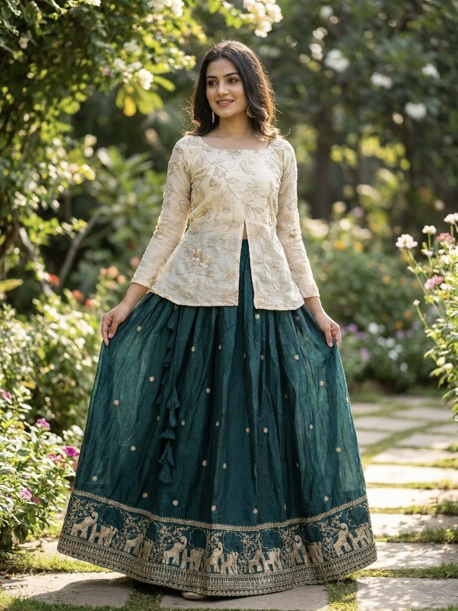 Wedding Special Designer Fendy Silk Lehenga