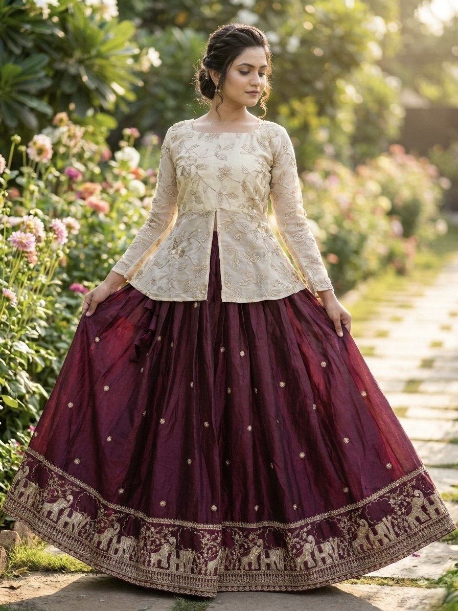 Wedding Special Designer Fendy Silk Lehenga