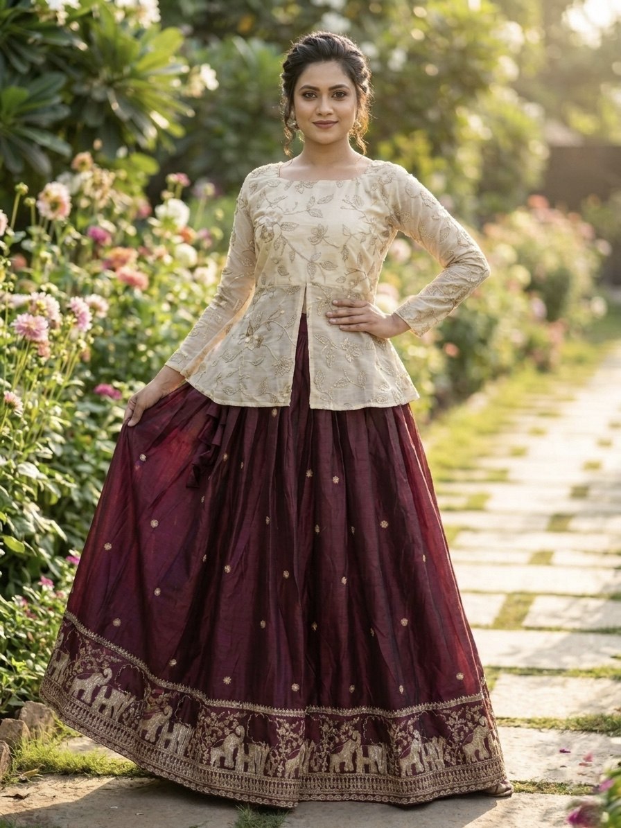 Wedding Special Designer Fendy Silk Lehenga