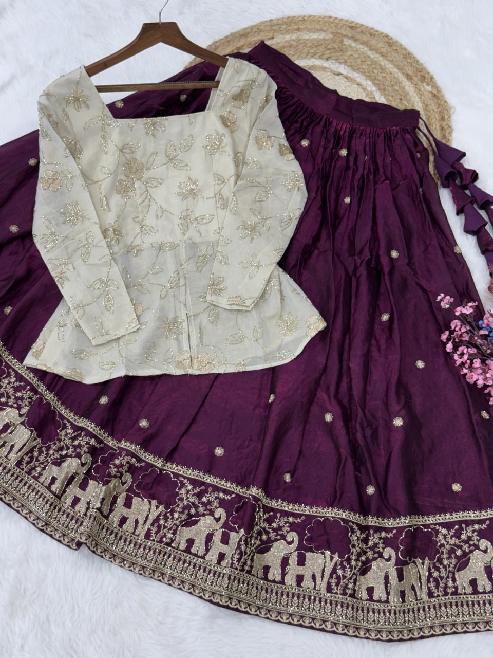 Wedding Special Designer Fendy Silk Lehenga