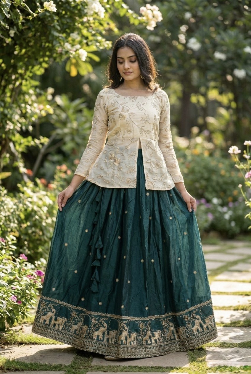 Wedding Special Designer Fendy Silk Lehenga