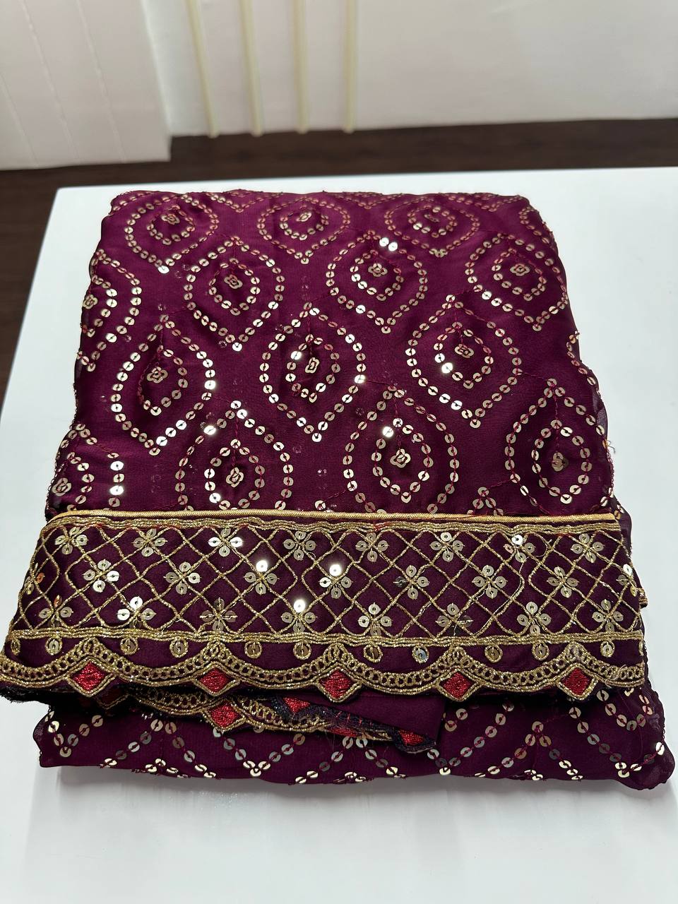 Wine Saree For Festive Gatherings to Glamorous Nights