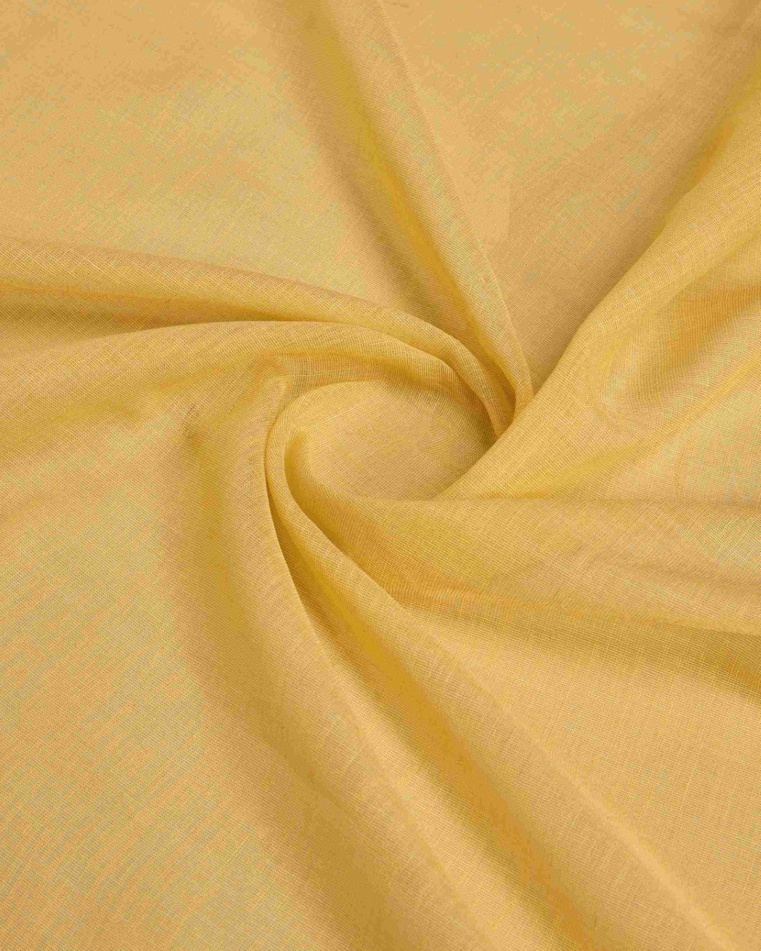Yellow Elegant Solid Saree with Zari Border – Timeless Grace