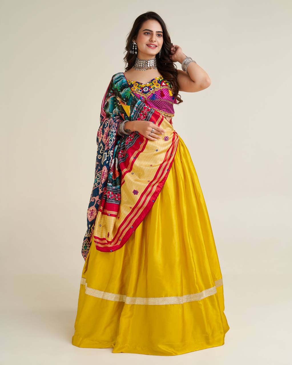 Yellow Exquisite Designer Chaniya Choli