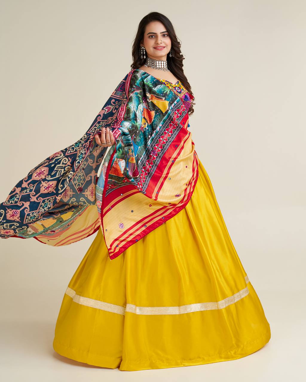 Yellow Exquisite Designer Chaniya Choli