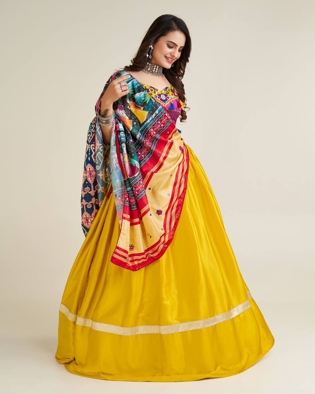 Yellow Exquisite Designer Chaniya Choli