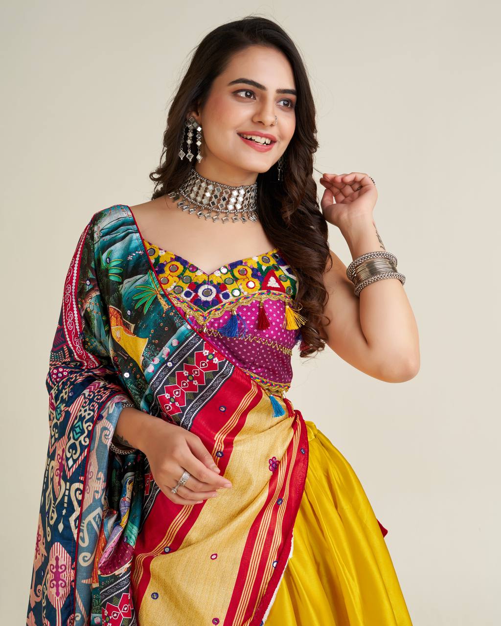 Yellow Exquisite Designer Chaniya Choli