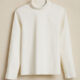 Allen Solly Junior Girls Ribbed High Neck Long Sleeves Top
