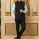 Anouk Men Cotton Linen Woven Nehru Jackets