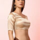 Anouk Silk Blend Embellished Saree Blouse