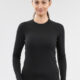 Decathlon Wedze - Women Black BL100 Moisture Managing Skiing Thermal