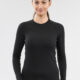 Decathlon Wedze - Women Black BL100 Moisture Managing Skiing Thermal